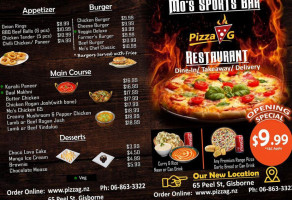 Mo's Sports Bar Pizza G Restaurant food