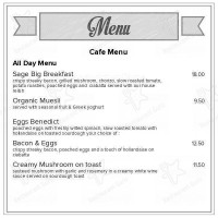 Focal Point Cinema And Cafe Feilding menu