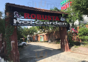 Robusta Koi Garden outside