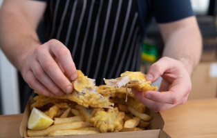 Orewa Beach Fish Chips food