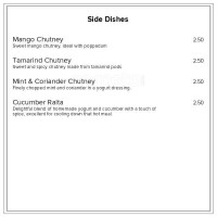 Indian Curry Corner menu