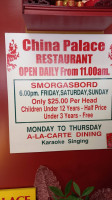 China Palace-gisborne menu