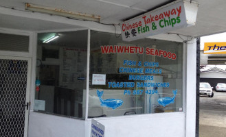 Waiwhetu Seafood Fish Chips outside