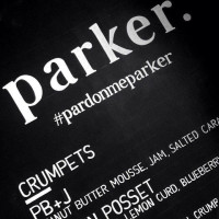 Parker Pop Up Eatery menu