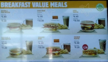 Burger King, Mangere food