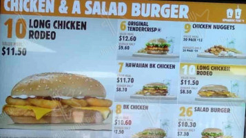 Burger King, Mangere food