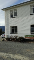 Fiordland National Park Lodge outside