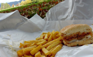 Trentham Station Fish Chip Shop food