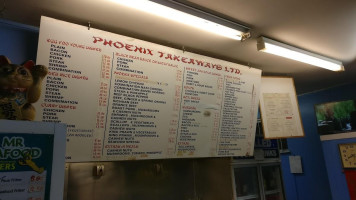 Phoenix Takeaways menu