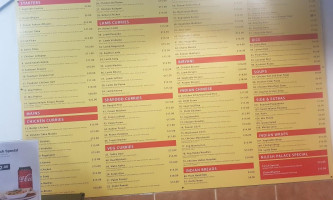 Nilesh Palace Indian Cuisine menu