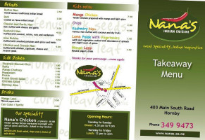 Nana's Indian Cuisine food