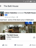 The Balti House outside