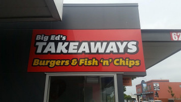 Big Eds Takeaways outside