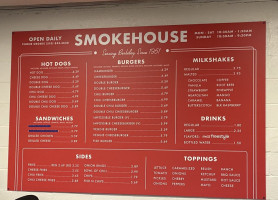 Smokehouse menu