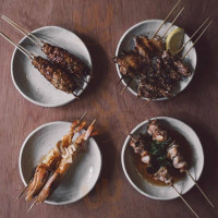 Yoku. Sake Yakitori food