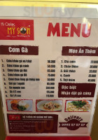 Mì Quảng Mỹ Sơn menu