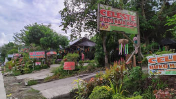 Celeste Buko Halo Halo outside