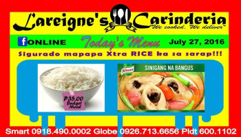 Lareigne's Carinderia food