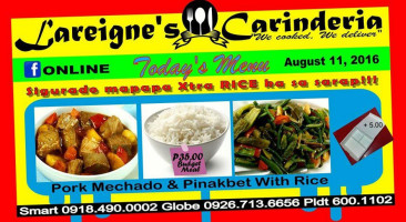 Lareigne's Carinderia food