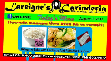 Lareigne's Carinderia food