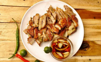 Gerardo's Liempo Lechon food