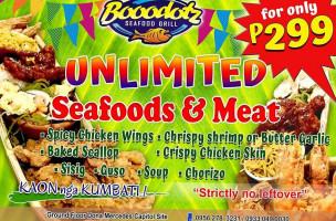 Booodotz Seafood Grill food