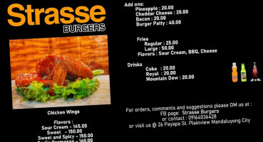 Strasse Burgers food