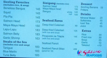 Sizzling Seafoods food