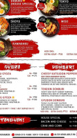 Daburu Ramen menu