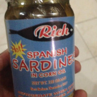 Rich Spanish Sardines food