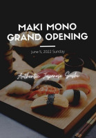 Maki Mono By Chef Jeck food