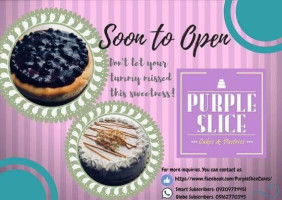 Purple Slice Cakes And Pastries House menu