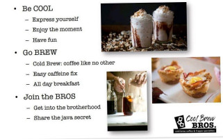 Cool Brew Bros. Cafe food