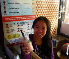 I Love Bubble Waffle Legarda food