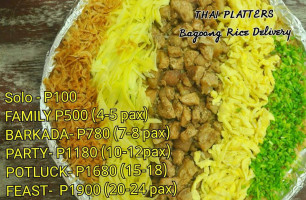 Thai Platters Bagoong Rice Delivery food