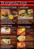 Papa Rock's Big Burgers Grillery food