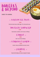 Burgers And Beyond menu