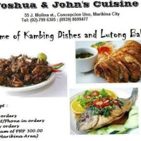 Joshua And John's Cuisine food