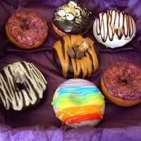 Purple Glaze Donuts Etc food