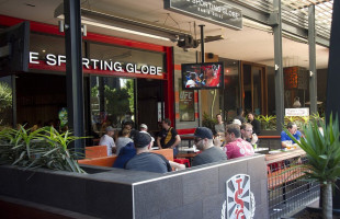 The Sporting Globe Grill inside