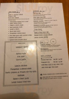 Lang’s Kitchen menu