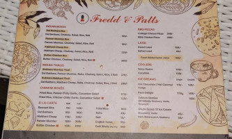 Fredd And Patts menu