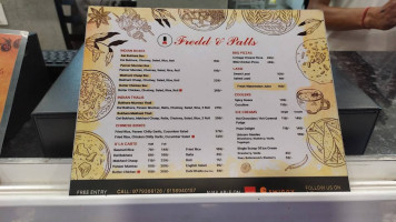 Fredd And Patts menu