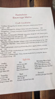 Peekaboo Canyon Wood Fired Kitchen menu