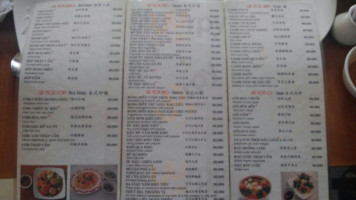 Hoa Sen menu