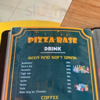 Pizza Base menu