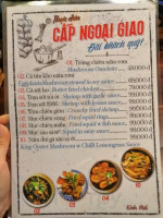 Cửa Hàng Ăn Uống Mậu Dịch 1986 menu