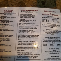 4th Street Pub menu