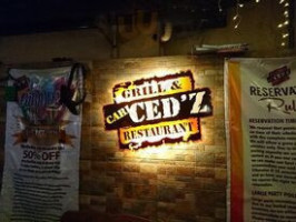 Carl Ced'z Grill menu