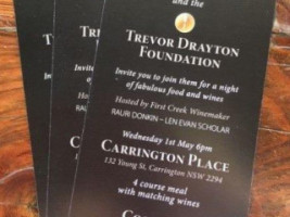 Carrington Place Restaurant menu